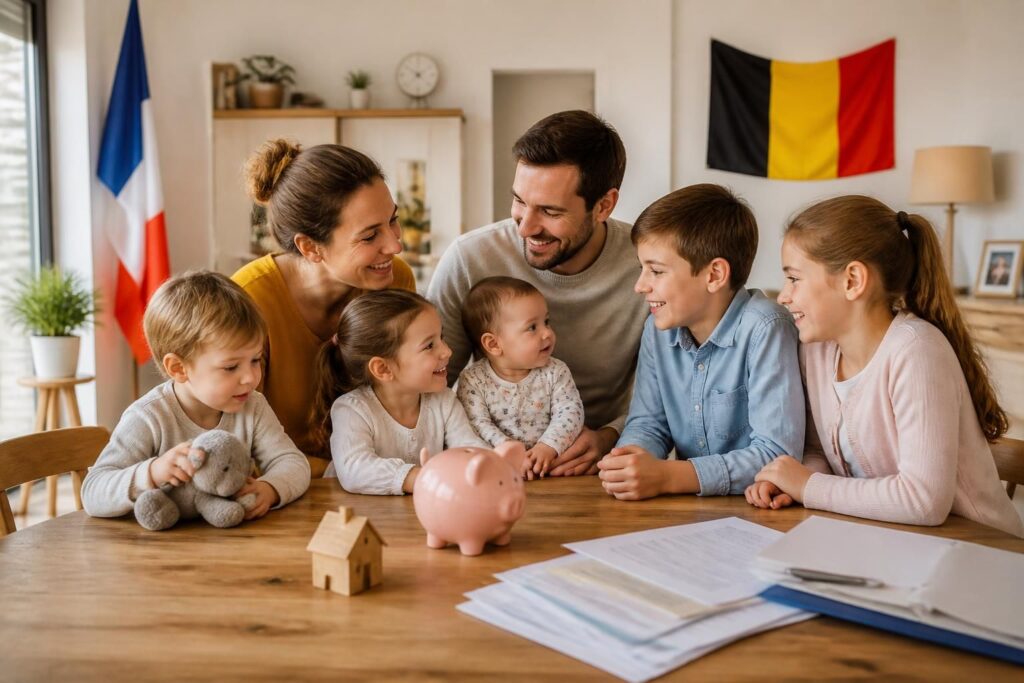 découvrez les montants et conditions des allocations familiales pour 5 enfants en france et en belgique pour la période 2025-2026. informez-vous sur vos droits et démarches.