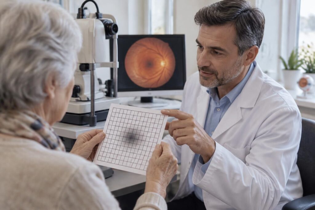 découvrez les symptômes de la dmla, son évolution, ses causes et les tests permettant de mieux comprendre cette maladie de la vision.