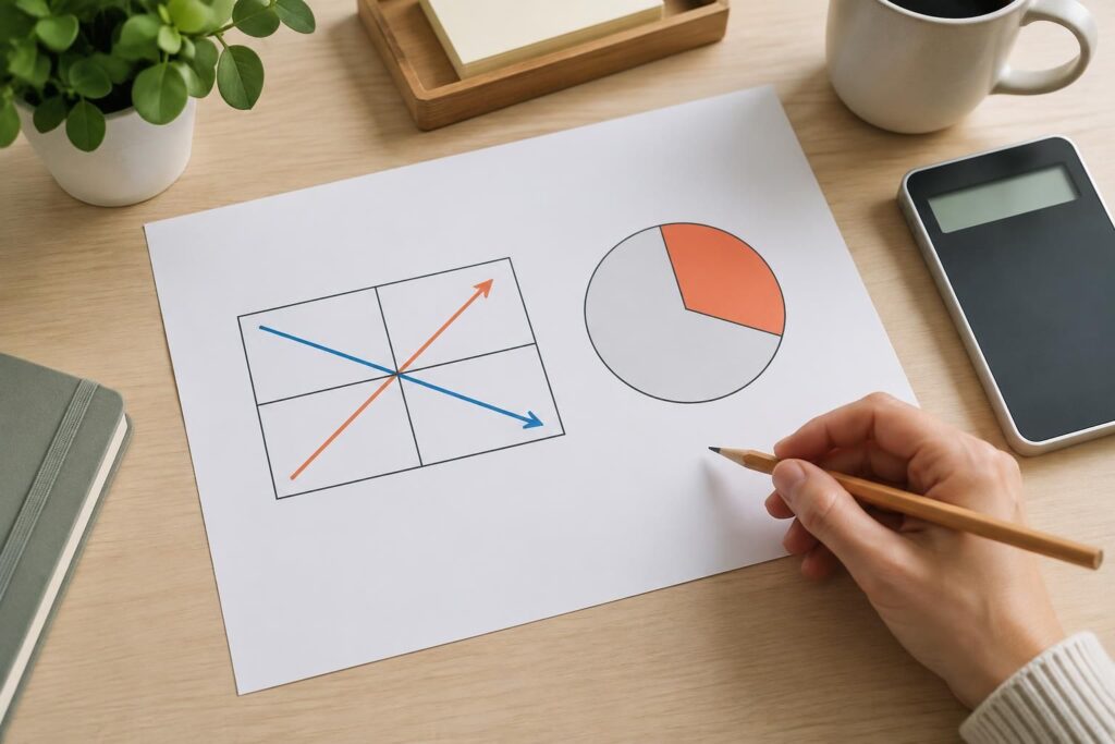 apprenez à utiliser le produit en croix pour calculer facilement un pourcentage et résoudre vos problèmes de proportionnalité.